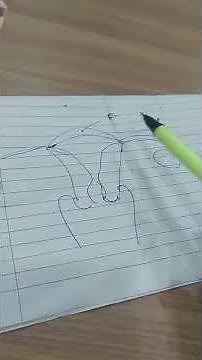 How to draw uterus in 1 minute.