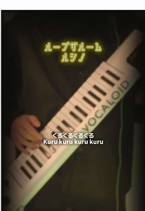 キーボードで歌う「ループザルーム」