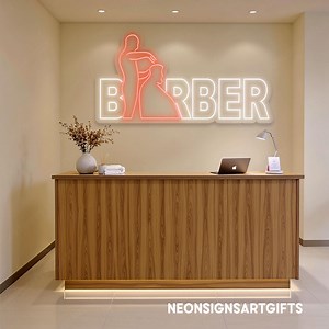 Vintage Barber Neon Sign, Barber Haircut Neon Light, Barber Script Led Light Barber Shop Wall Decor, Barbershop Entrance Neon Light Wall Art - Etsy Canada