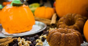Halloween Pumpkin Bread with Cream Cheese Frosting Recipe