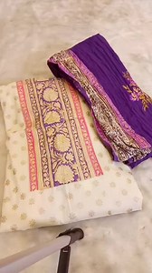 2.3K views · 46 reactions | Exclusive collection of katan block Contrast dupatta | Glam up by Urme | Facebook