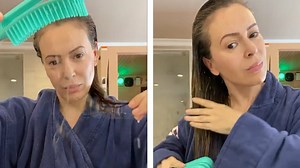 Actrița Alyssa Milano a arătat cum i-a afectat Covid-19 părul: „Purtați blestemata de mască!”