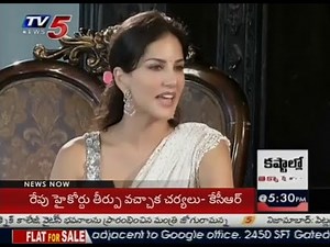 Very Nice Experience with Manoj,Says Sunny Leone : TV5 News
