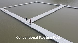 Hot Sale Grey for Lakes Modular Floating Docks Marine Docks Boat Docks