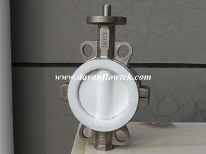 [Hot Item] Stainless Steel Butterfly Valve Ductile Cast Iron Ggg40 Wafer Lug Flanged Manual Operation DN50-200 Pn16 PTFE Butterfly Valve China Factory Valve