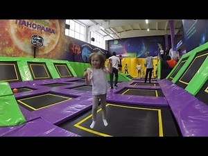 Fun Jumping on the Trampolines 😄 Children's Entertainment