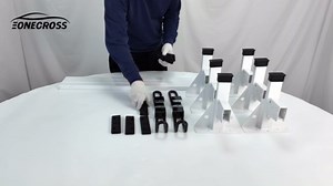 Van Roof Rack, 500 lbs Ladder Rack for Van, Fits RAM ProMaster City 2015-On with 2 Bars Heavy-Duty Anti-Rust White Coating, Ideal for Transporting Ladders, Pipes