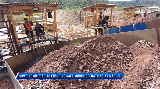 WATCH || Gov’t committed to ensuring safe mining operations at Marudi | Department of Public Information