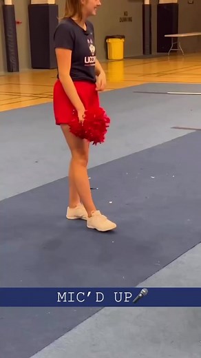 Mic’d up with Heather! #uconn #huskies #uconncheer