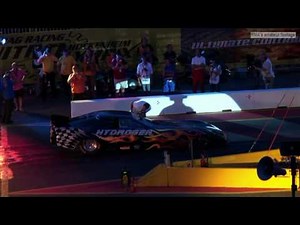 Drag Racing 2010 - Nightshow - Hydrogen Rocket car - NitrOlympX Hockenheim