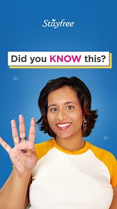 Put your finger down if this reel gave you enough information about your periods! ✋🏻 #ItsJustAPeriod #BreakTheStigma #StayfreeIndia #reel #ReelIndia | Stayfree India