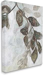 Stupell Industries Dark Brown Tree Branches Abstract Sketch Leaves