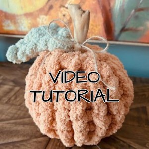 DIY Chunky Knit Pumpkin Leaf Tutorial | Step-by-step Video Guide | Fall Decor Pattern | Easy Hand Knitting Instructions - Etsy