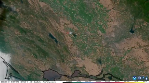 Satellite Imagery Captures Moment California Fireworks Warehouse Explodes
