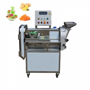 [Hot Item] Conveyor Cabbage Spinach Lettuce Cutter Potato Taro Slice Cubes Strips Cutting Machine