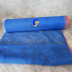 [Hot Item] 4'*150' Fr Square Mesh Blue Safety Construction Debris Netting