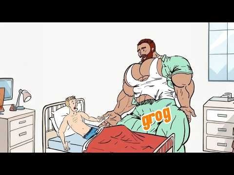 All of Sudden Muscle Growth: The Male Nurse