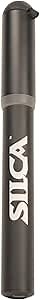 SILCA Gravelero Mini Bike Pump | high Volume Gravel/Mountain/Road | Alloy Body w/Hose and Locking Chuck | Presta and Schrader Head | Micro Hand Pump for tubed/tubeless Tires | Bike Hand Pump