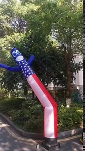 20Ft American Flag Air Inflatable Dancer Tubeman | Market Product Event US Flag Nation Wacky Waving Tube Puppet Guy Attachment Perfect to Show Off Patriotism 20Feet Tall Dancing (Blower NOT Included)