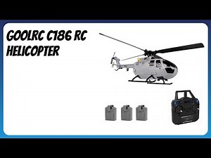 REVIEW (2026): GoolRC C186 RC Helicopter. Features