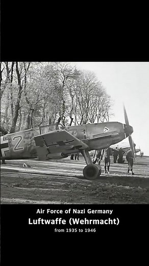The Luftwaffe, German aerial-warfare branch of the Wehrmacht during World War II #ww2 #military