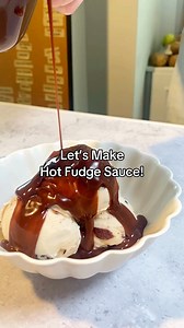 Hot Fudge Sauce! Thick and creamy and ever-so chocolately, this old-fashioned fudge sauce is perfect drizzled over ice cream or cake. Or feel free to dunk a strawberry right into the pot. https://themom100.com/recipe/hot-fudge-sauce/ | Katie Workman | Facebook