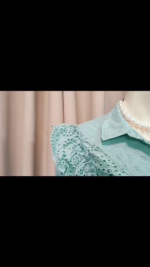 Eyelet Dress 😍 #ukayukay #preloved #eyeletdress #sagegreen #maxidress #buttondowndress | Segunda Moda.ph