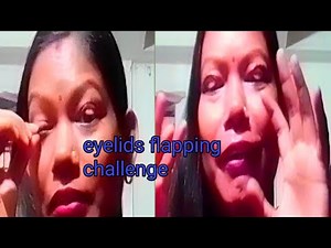 eyelids flipping challenge video /eyelid flip challenge/ eye flipping challenge/