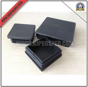 [Hot Item] PE Black Square Tube Caps (YZF-C116)
