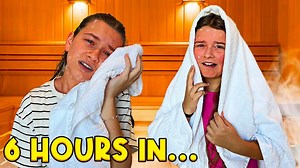 Last to leave the sauna challenge | JKREW