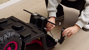 Costzon 24V Kids ATV, Four Wheeler Quad Electric Vehicle with LED Lights, Rear Storage Rack, Spring Suspension & Wireless Connection, Kids 4 Wheeler Ride on Car Toy for Boys Girls (Black,24V)