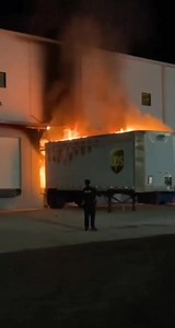 TAKEOVER ATTENDEES CATCH SEMI TRAILER ON FIRE WITH FIRE WORKS | Babayaga Racing Channel