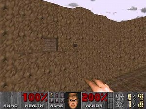 Final Doom Plutonia level 2: Well of Souls: Crossing the pit