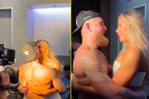Jake Paul shares nice moment with girlfriend following victory over Nate Diaz