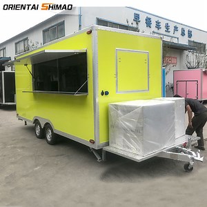 [Hot Item] Mobile Catering Roasted Chicken Fast Food Trailer Coffee for USA BBQ/Coffee Camping Trailer