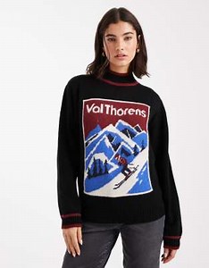 South Beach - Pull en maille Val Thornes - Noir  | ASOS