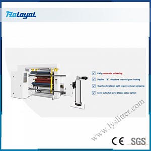 [Hot Item] Release Liner Label Paper Film Slitting Rewinding Machine with Automatic Unloading