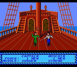 Sid Meier’s Pirates! (NES) - online game | RetroGames.cz
