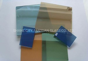 [Hot Item] Colored Painted Clear Crystal Golden Bronze Grey Blue Green Dark Black Light Tinted Reflective Float Building Sheet Glass Wholesale
