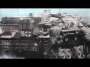 WW2 Eastern front in colour - voiced footage