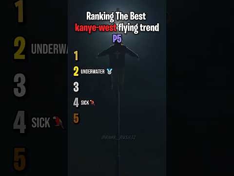 Ranking best Kanye West Flying Trend That’s Breaking TikTok Part 5💀🕊️ #Shorts #kanyewest #viralvideo