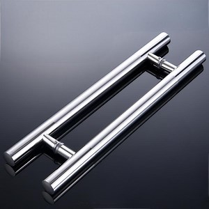[Hot Item] Entry Door Handles Push Pull Round Long Stainless Steel Modern Door Handle