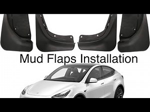 Mud Flaps Installation on Tesla Model Y