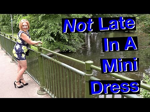 Not Late In A Mini Dress