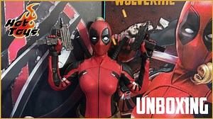 Hot Toys Lady Deadpool unboxing (Deadpool and Wolverine)