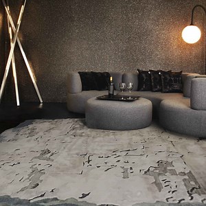 [Hot Item] Wool Area Floor Rug Hand Tufted Acrylic Bamboo Carpet