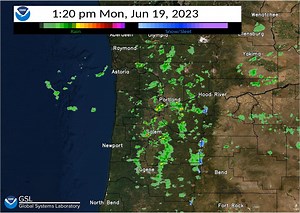 Strong showers & thunderstorms are spreading across NW Oregon & SW Washington this afternoon. Heavy rain, small hail, gusty winds, lightning, & even funnel clouds are possible with stronger showers. Remember to take shelter indoors if a storm forms near you! | US National Weather Service Portland Oregon