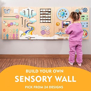 DIY Pastel Sensory Wall 16ft: Custom Montessori Activity Board for Playrooms, Public Children Waiting Areas, Clinics and Schools - Etsy