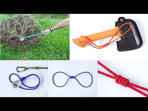 DIY Adjustable Multifunctional Rope System - Lanyard - Single Strand Double Fisherman’s Knot - CBYS