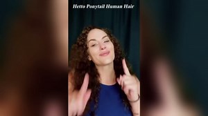Hetto Ponytail Hair Extensions Real Human Hair Medium Brown 18 Inch 80g - Seamless Blend with Natural Hair, Instant Thick & Long Pony, for Parties & Everyday #4